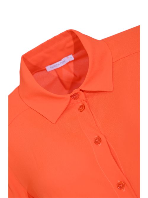 Camicia morbida in crepe di viscosa Deep Orange Patrizia Pepe | 8C0872 A8I1R877